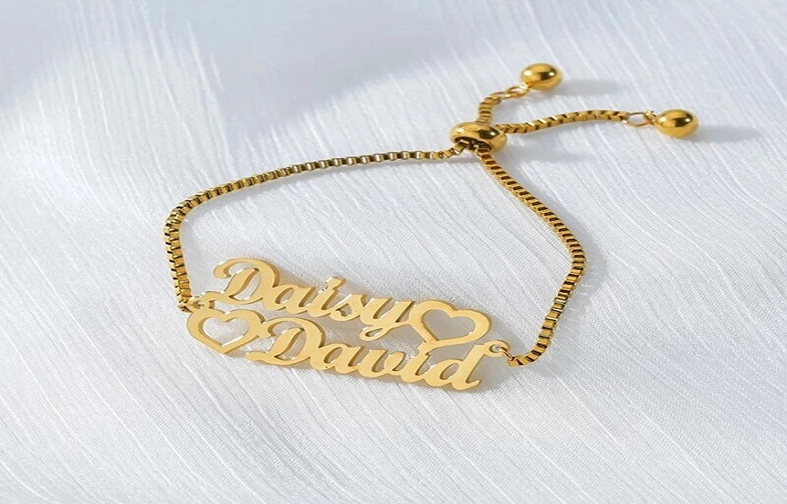 name bracelet for couples